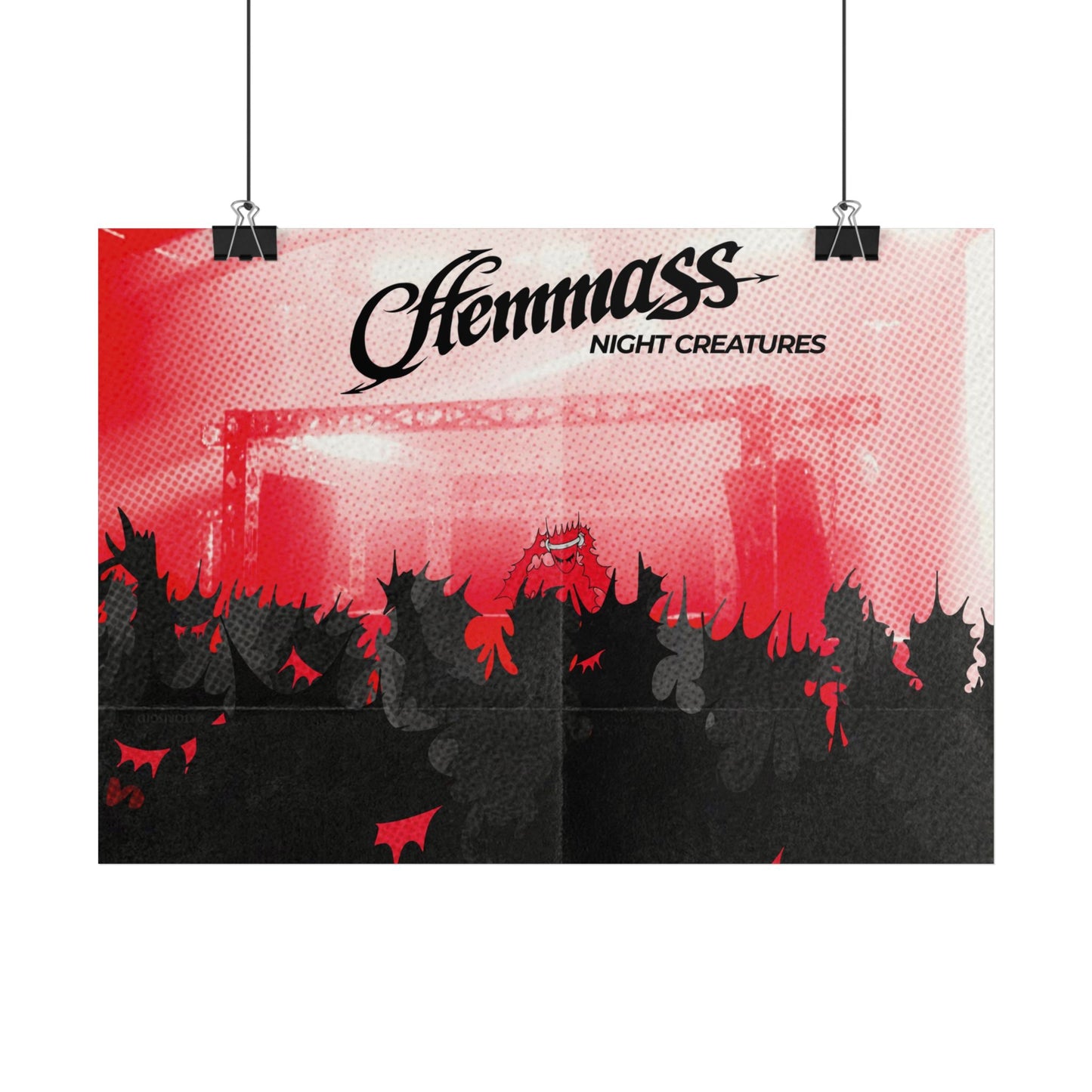 Affiche photographique et illustrée  “Night Creatures”