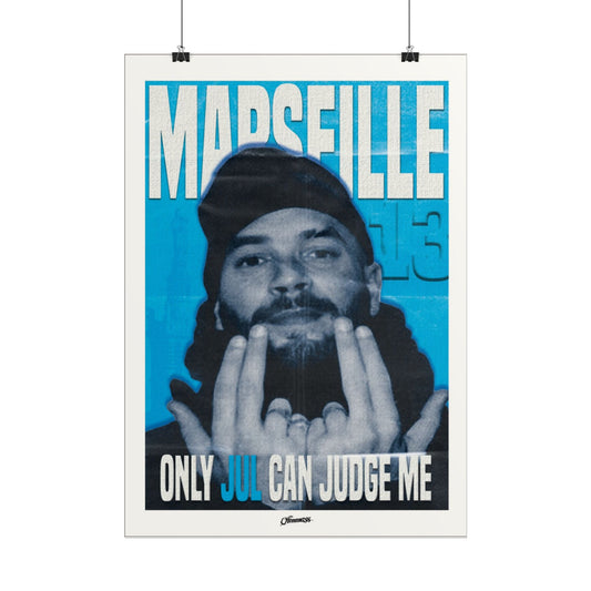 Affiche illustrée  “Only Jul Can Judge Me”
